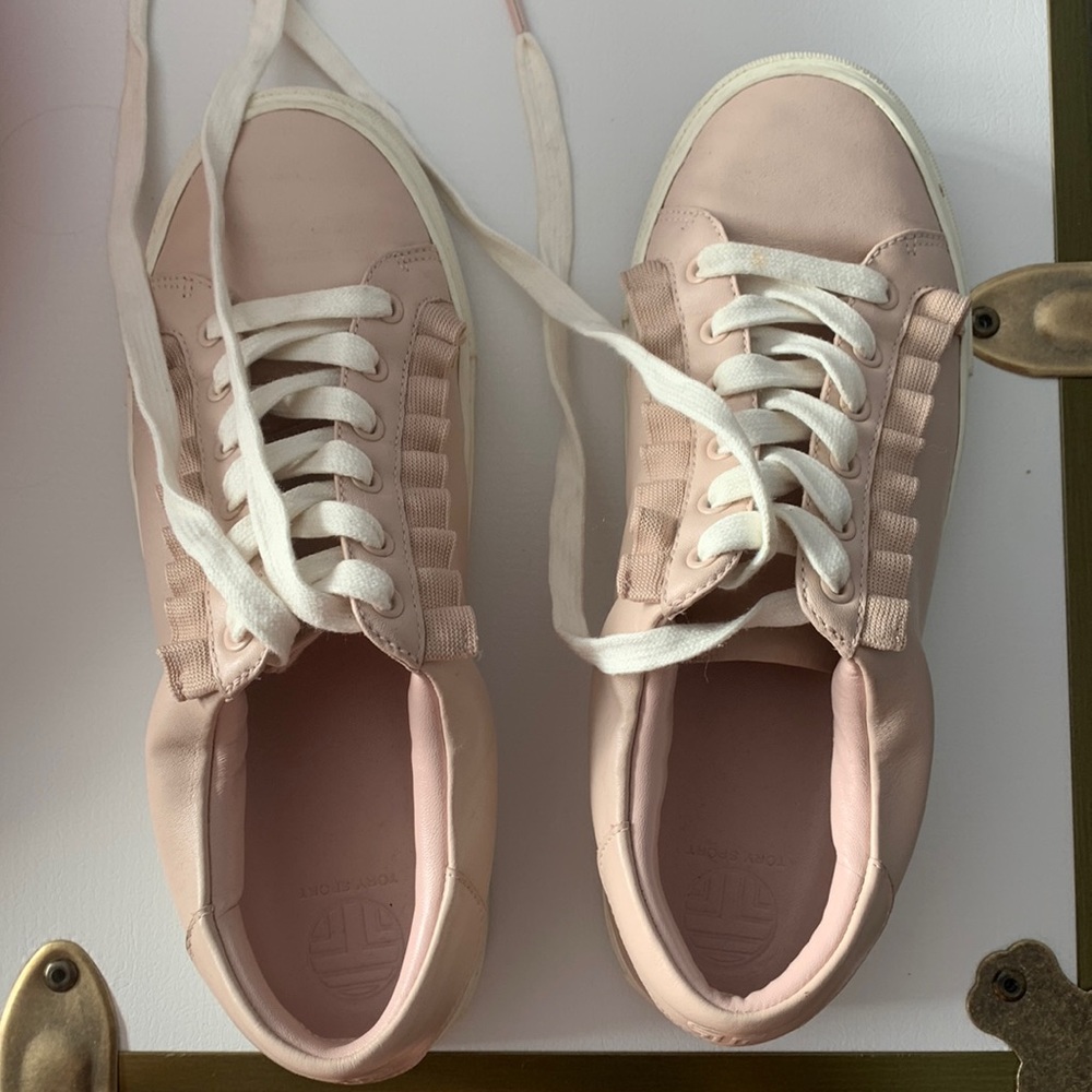 Tory Burch ruffled sneakers